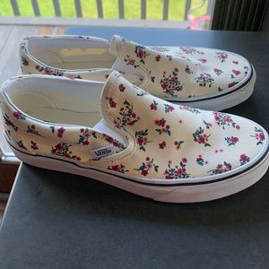 Beautiful flowered vans